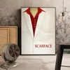 Classic Movie Scarface Posters Al Pacino Canvas Painting Vintage Gangster Prints And Picture Wall Stickers Home Bar Office Decor