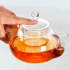Delar Heatresistant Glass Teapot Filter Kung Fu Tea Set Sixperson Pot Borosilicate Pot 600 ml