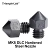 3Dプリンター用トライアングレラブMK8 DLC硬化スチールノズルHotend J-Head Cr10 Heat Block Ender3 HotEndM6スレッド