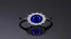 Engagement blu sapphire 925 Anello in argento sterling gioielleria da sposa Desinger Rings89107769665891