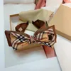 Designer B-Letter Luxury Big Bowknot Bandbands Fashion Brown Bow Head Wrap For Women Girl Brand High Quality HairJewelry Fashion Accessoires Gift