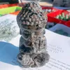 Figurki dekoracyjne Naturalne Yooperlite Buddha Statua Uzdrawianie Kryształ Fengshui Buddyzm Buddyzm Dekoracja domu Prezent 1PCS