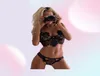 NXY Sexy Underwear Femmes Lace Lace Erotic Lingerie Set Plus Taille Lingere Sexy Blanc Black Langerie Babydoll Ladies sous-vêtements Bikini Pan5416245