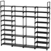 Large Shoe Rack Organizer for Entryway Closet 64-68 pairs 9-Tier Heavy Duty Tall Shoe Shelf Shoes Storage