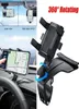 Multifunctionele auto mobiele telefoon houder 360 graden roterende GPS -beugel voor auto dashboard zon vizier achteruitkijk spiegel computer zj0729884709