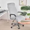 Sammet kontorsstol täcker dator svivel sittplats täcker modern elastisk stol anti-halkt tvättbara slipcovers avtagbara dammskydd
