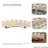 Hair Clips Barrettes Luxury Pearl A French Design Clip For Women Girls Good Acetate Accessory Ornament Jewelry - Holder Drop Delivery Otosw