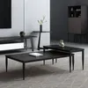 Italiensk stil rockbräda kaffebord fyrkantig utdragbar ekonomisk modern enkel liten lägenhet vardagsrum TV -skåp