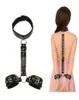 БДСМ Бондаж наручники на шею воротничники сдерживают веревки ролевые инструменты эротические секс -игрушки для пар взрослые игры Y2011183691681