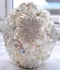 Magnifique fleurs de mariage bouquets nuptiaux bouquet de mariage artificiel blanc ivoire
