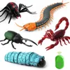 Infrared Remote Control Cockroach Simulation Animal Creepy Spider Bug Prank Fun RC Kids Toy Gift High Quality Drop 240408