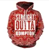 New Fashion MenWomen Sublimation STRAIGHT OUTTA BOMPTON Funnd Sweatshirts Hoodies Autumn Winter casual Print Hooded Pullovers 62751464524678