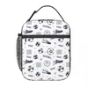 Soccer Boot Pattern Football Sport Thermal Insulated Lunch Bag Portable Lunch Tote for Kids School Children Storage Food Box