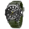 SMAEL2024 New Alloy Colorful Gradient Men's Electronic Sports Night Glow Waterproof Watch