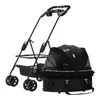 Detachable Pet Stroller,Carrier for Cats and Dogs,Multifunctional Pet Cart,Storage Basket for Medium Small Pets,Carts for Dogs