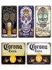 2021 Ny Corona Extra Beer Affisch Cover Wall Decor Metal Sign Vintage Pub Bar toaloom Home Beach Living Room Man Cave Decoration 4777674