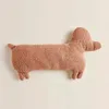 Kussen gezellige desgin teddy fleece lange hond vorm decoratief liefde cadeau zacht chic warme esthetische wervelkolom lumbale cojines