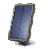 Caméras Chargeur de caméra de chasse Chargeur de panneau solaire 1,5 W puissance externe des panneaux de charge solaire efficaces intégrés Batterie au lithium 1500mA