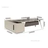 Mobili minimalisti per uffici per ufficio di lusso Boss Desk Desk Set Set General Boss Desks Descioni moderni tavolo da dirigente HECTH H