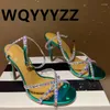 Casual Shoes Stylish Cut Out Gold Pointed Toe High Heel Sandals Summer 2024 Mid Kitten T-strap Prom Dress Brand Women 10.5cm