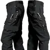 Тактические брюки мужчины военные водонепроницаемые штаны Мужчины боевые брюки на открытые многолетние носимые армейские грузовые брюки 240328