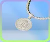 Karopel Hip Hop Full Cubic Zirconia Pendant Anpassa 16/18/20/24 Inch Iced Out Tennis Chain Fashion Necklace Party Gift X05099502915