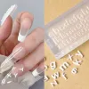 Lettres Nail Art Silicone Moule papillon Love Heart Bear Gel Gel Print 3D Stéréo Crystal Moule Modèle de sculpture ongles Modèles