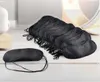 Masca de ojo negro poliéster esponja cubierta de la siesta de la siesta para viajar para dormir máscaras de poliéster suave 4 capa DHL8743804