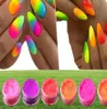 12 Boxesset Fluorenscence Nails Порошок красочные блестки для гвоздя.