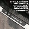 4PCS samochodowe naklejki z producentami Auto zewnętrzne akcesoria do Dodge Calibre Challenger Charger Durango Caravan Dart Nitro Avenger