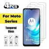 2/4st Tempererat glas för Motorola Moto E20 E22I E30 E32 E40 Skärmskydd för Moto G Pro E6S E7 Power Edge 20 30 Pro Glass