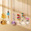 Dekorativa figurer JFBL Suncatcher Crystal Chandelier Suncatchers Prismor hängande prydnad Rainbow Maker för presentträdgårdsdekoration