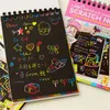 for Creative Scratching Note Book DIY Sketch Book Children Boys Girls Favorite Learning Toy Craft Kits Class Re