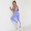 Frauen zweiteilige Hosen 2pcs Energy Nahtloses Sport Set Sportswear BH Gym Leggings Fitness Running Suit Training Trainsuit Frauen