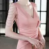 Casual Dresses Luxury Long For Women 2024 Runway Elegant Party Sexig Wedding Evening Prom Slit BodyCon Backless Formal Maxi Summer