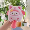 Schattige cartoon kat pluche hangluche pop keychain grijper machinepop pluche speelgoed fabriek groothandel op voorraad