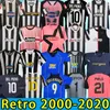 Retro del Piero Conte Soccer Jerseys Pirlo Buffon Maillot Davids Boksic Inzagh Zidane Ancient Conte Shirt Pogba 01 02 03 04 05 06 11 12 13 14 15 16 17 18 2002 2002 2003 2004 2004