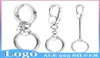 925 Perles de charme en argent pendent porte-clés moyen moyen petit sac de charme de charme clés perle talon fit pandora charmes bracelet bricolage bijoux accesso1814422