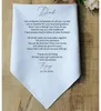 Fazzo di fatturazione personalizzato, padre della sposa, fazzoletto da matrimonio, regalo di nozze per papà, di tutto il regalo di passeggiate, set di nozze personalizzato