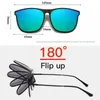 Óculos de sol Homens homens clipe polarizados em óculos de sol Anti Glare Night Vision Glasses Photochromic Car Motor