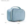 Cosmetic Bags Velvet Cosmetics Bag Top Handle Travel Large Capacity Brushes Suede Makeup Vanity Case Custom Initials Name Gift L49