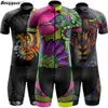 Cycling Jersey Sets New Mexico Men Triathlon Short Seve Cycling Jersey Sets Maillot Ropa Ciclismo Outdoor sports Bicyc Clothing Bike Shirts L48