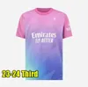 23 24 Maglia Milan Giroud Rafa Lea Pulisic 4ª Jersey Kid Kit 2023 2024 Home Away 3rd Football Camisetas calcel