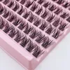 False Eyelashes DIY Clusters Eyelash Extension Segmented Lashes 120 Volume Natural Cluster Bundle