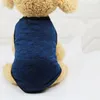 Abbigliamento per cani 2024 Cani giubbotti di cotone sottile vestiti estivi traspiranti color caramella per animali domestici graziosi cucciolo di chihuahua.