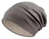 Cappelli invernali per berretti da donna in cotone berretti hip hop miscelati slouch cappello caldo festival unisex berretto turbante cappelli a colore solido a colori k03589624952