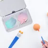 Aquarellpalette DIY Pigment Hülle Pfanne Halter Zinnbox -Fächer Zinnplatte gemischt leere Aquarell -Künstler Student
