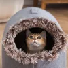 CATTORI CATTORE CASA PET PET PER E CANI DI RICHE IGLOO PORTATALI CON CUSCIO RIMOVIBILI CALDO CAVE NEST NEST CATTI