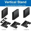 Stands Soğutma Fanı PS4/PS4 SLE/PS4 Pro Konsolu için Stand Standı PS4 Soğutucu Aksesuarları için Çift Denetleyici Şarj Cihazı ile Dikey Stand Soğutucu