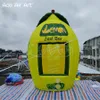 Popular Summer 3x3.8m (10x12.5ft) Inflatable Lemon Concession Stand Booth Lemonade Vending Stall with Free Air Blower for Event Promotion Advertising